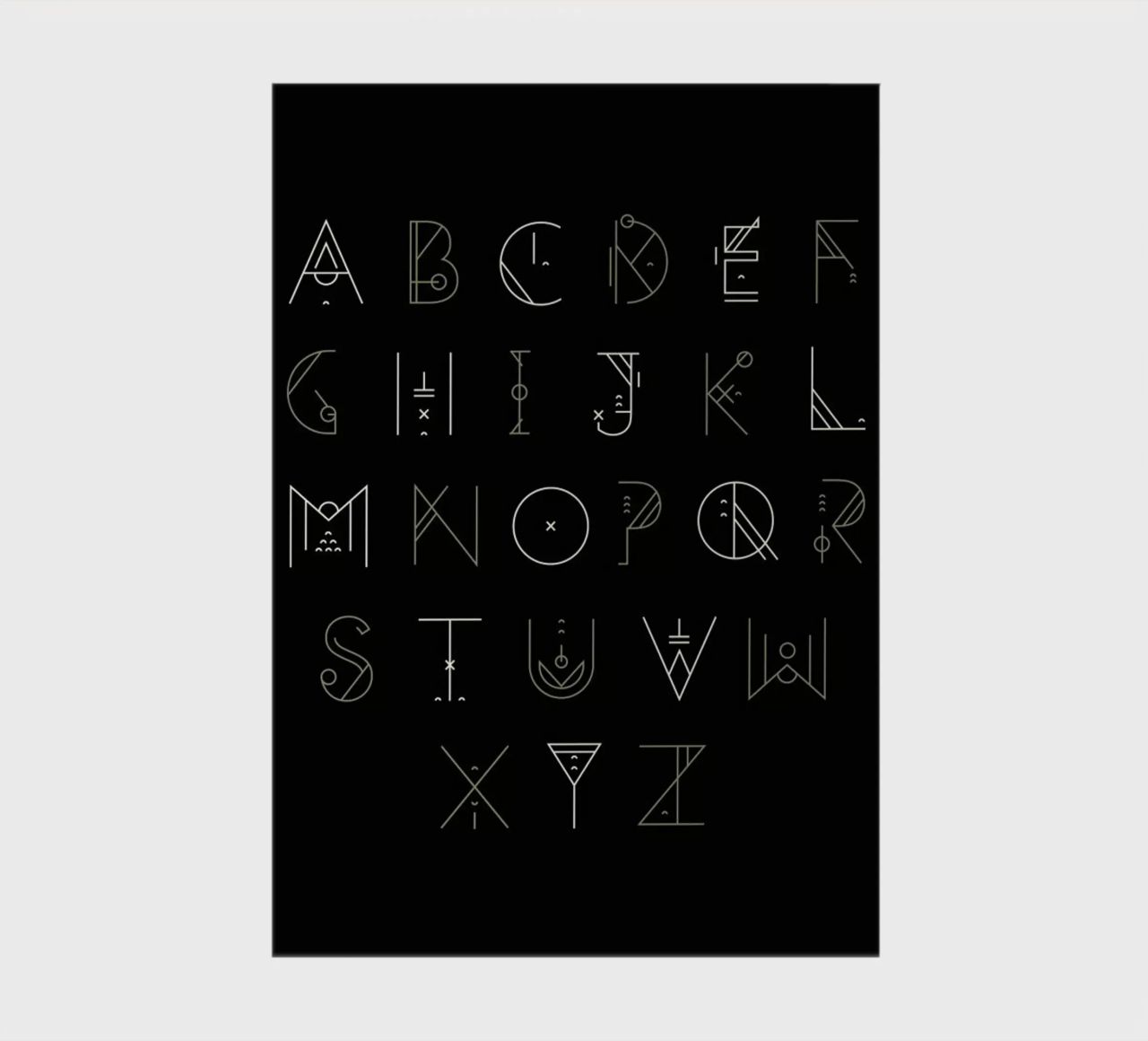 Zenith Font notebook by Petros Afshar