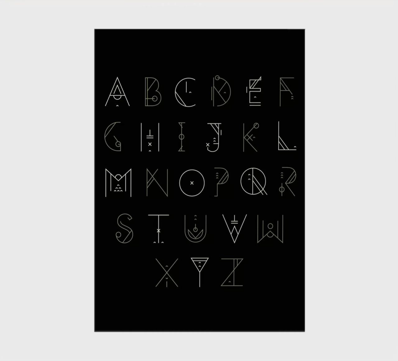 Zenith Font notebook by Petros Afshar