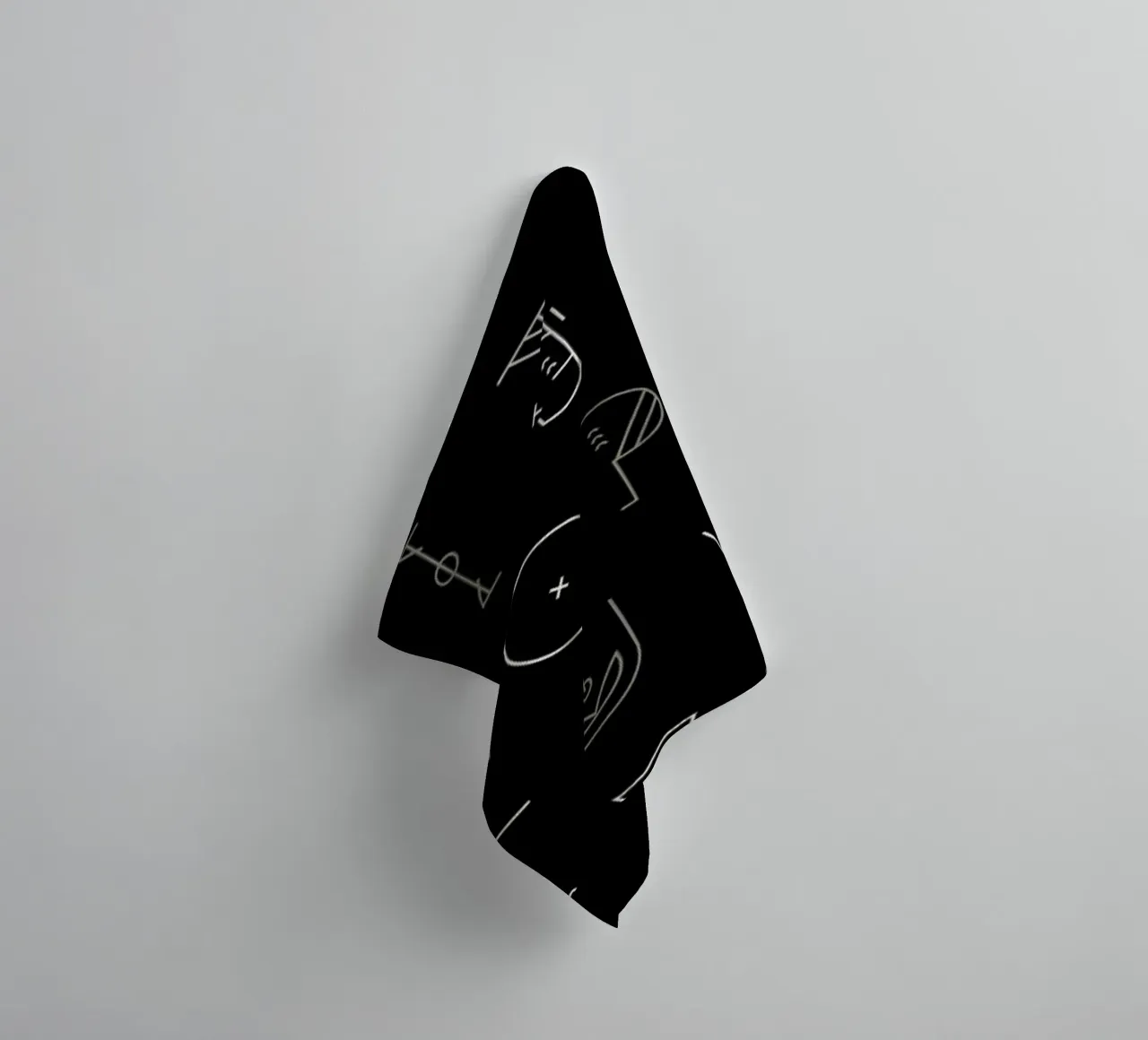 Zenith Font asciugamano da bagno da Petros Afshar