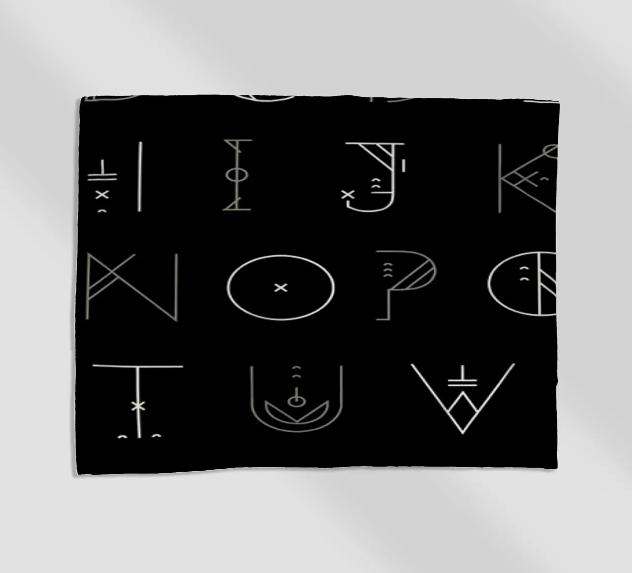 Zenith Font beach towel by Petros Afshar