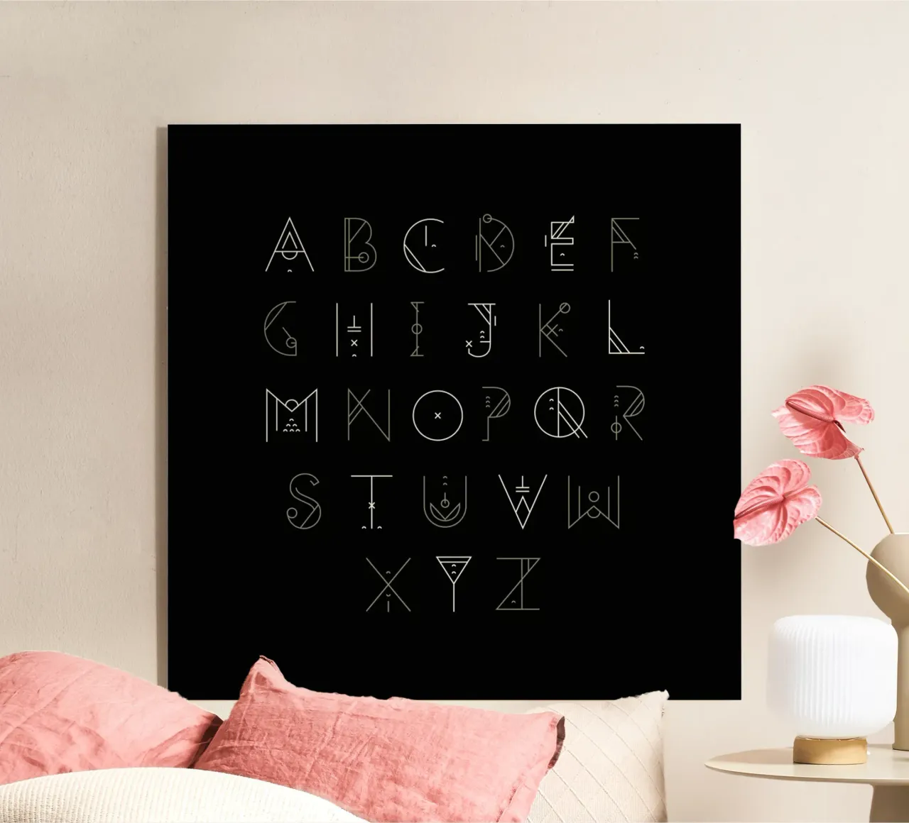 Zenith Font acryl van Petros Afshar