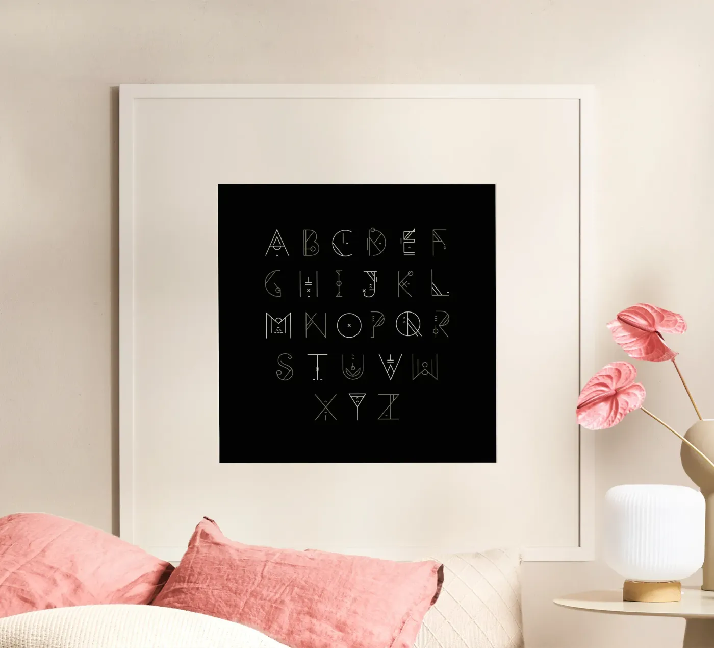 Zenith Font poster van Petros Afshar