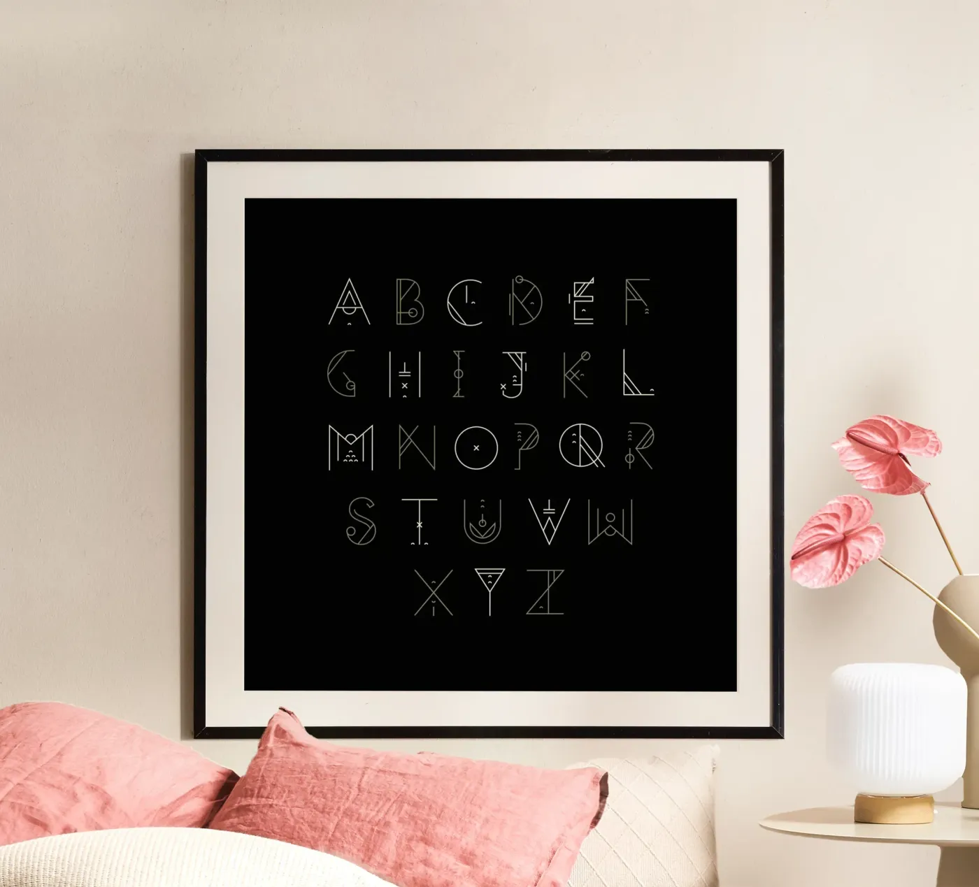 Zenith Font poster van Petros Afshar