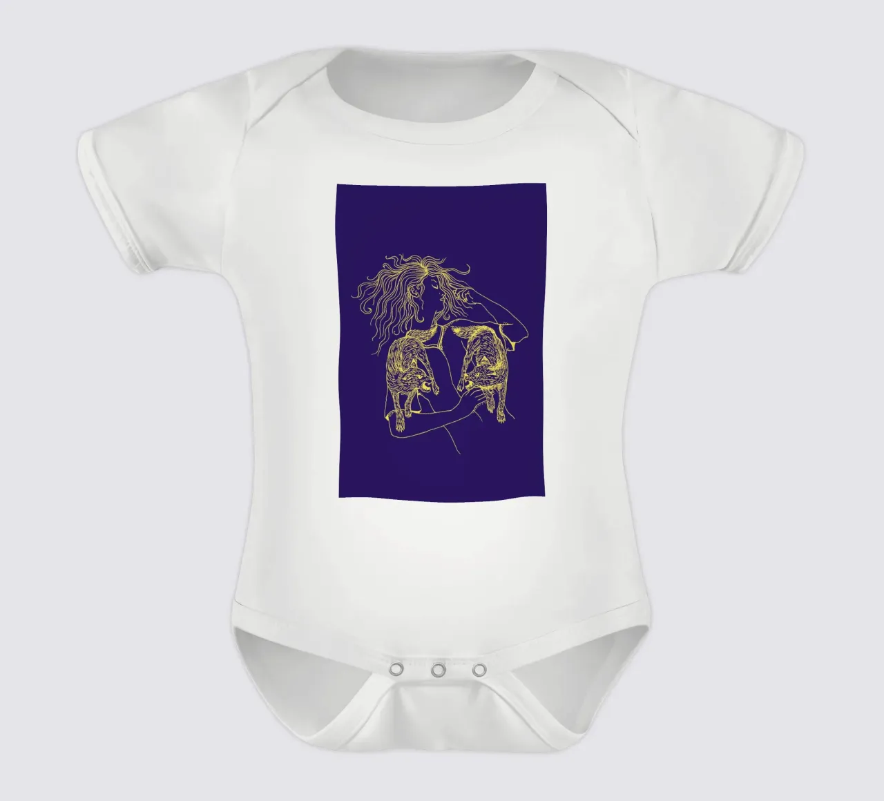 Wolves body bébé de Daniela Roessler