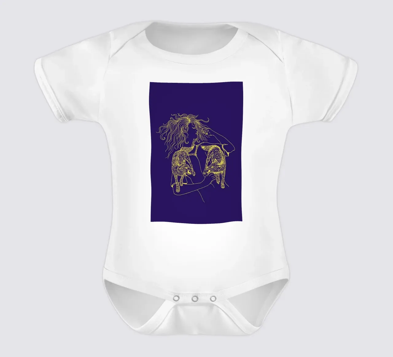 Wolves body bébé de Daniela Roessler