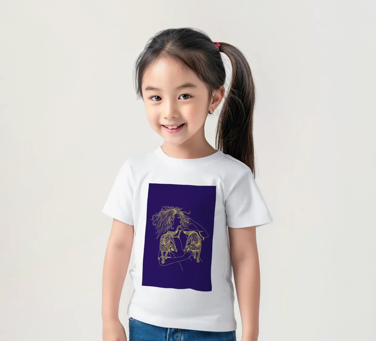 Wolves t-shirt bambini da Daniela Roessler