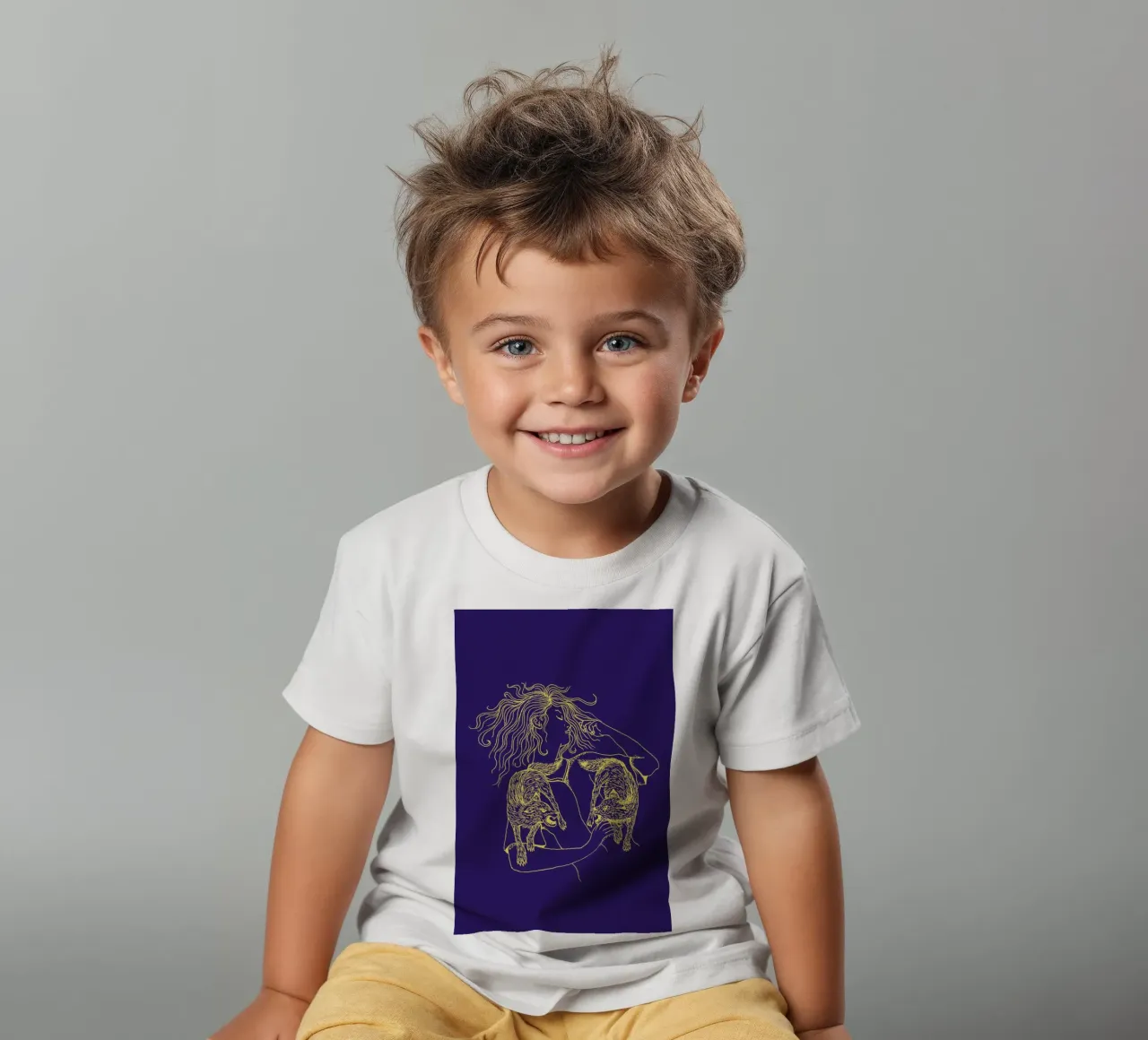 Wolves t-shirt bambini da Daniela Roessler