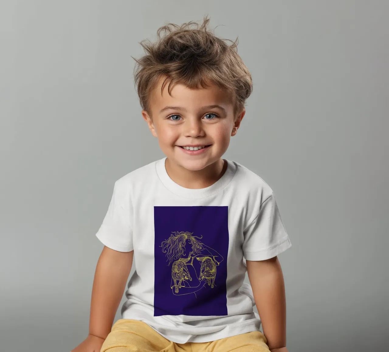 Wolves t-shirt bambini da Daniela Roessler