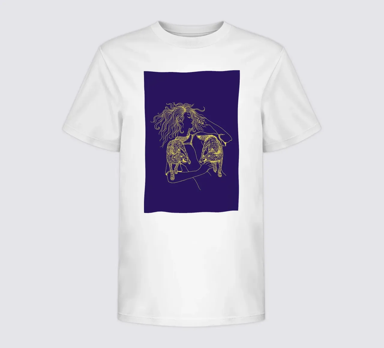 Wolves t-shirt bambini da Daniela Roessler