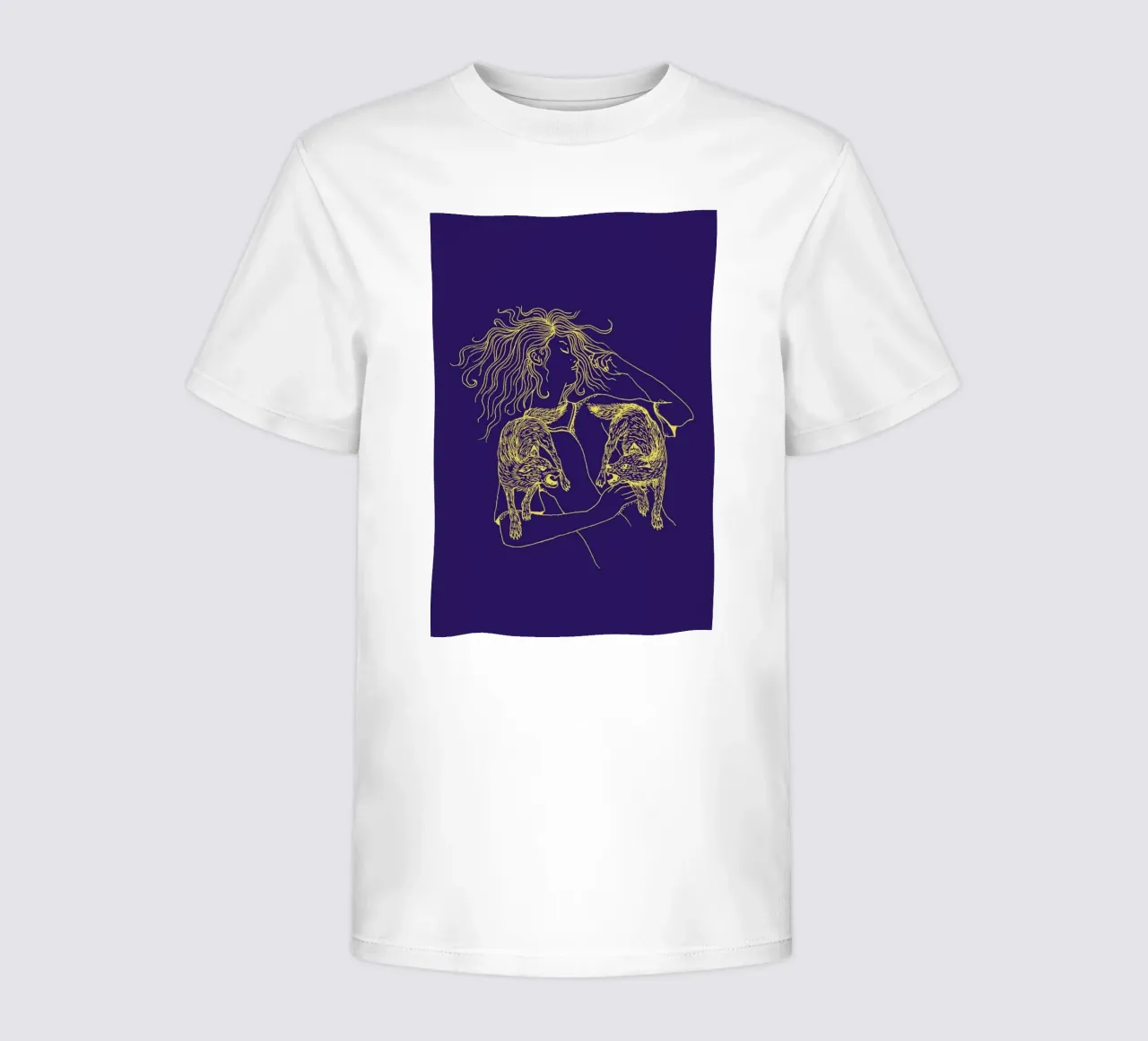 Wolves t-shirt bambini da Daniela Roessler