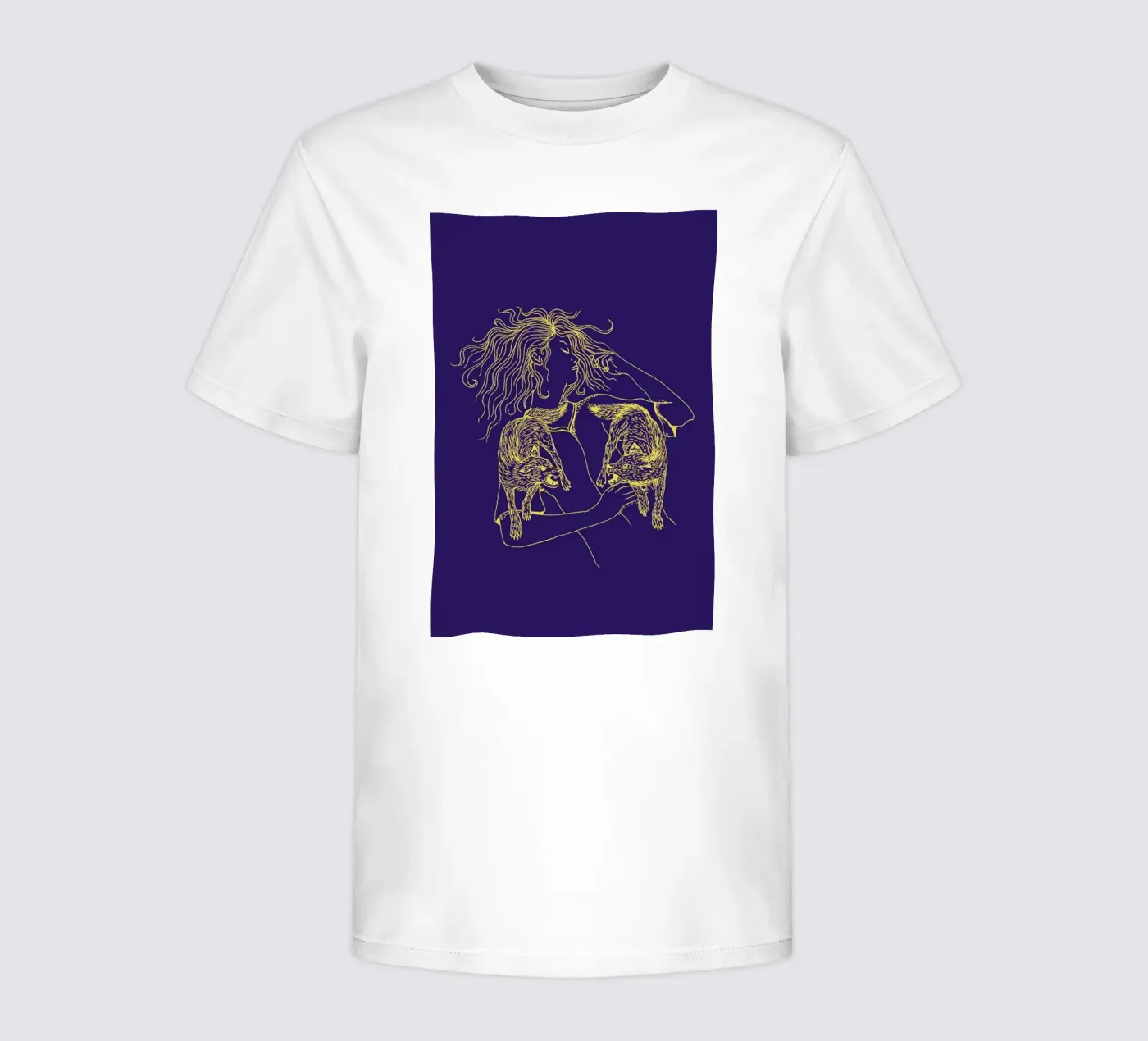 Wolves kinder t-shirt van Daniela Roessler