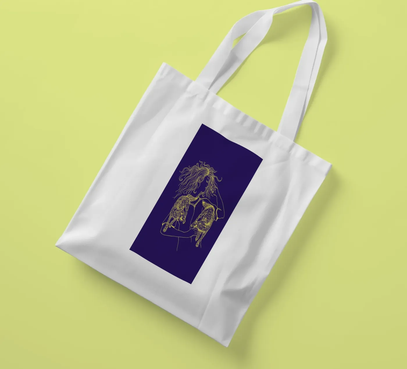 Wolves tote bag by Daniela Roessler
