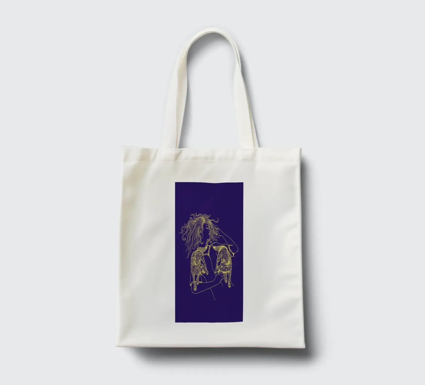 Wolves tote bag by Daniela Roessler