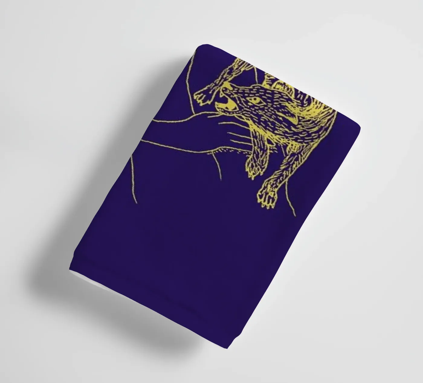 Wolves towel by Daniela Roessler