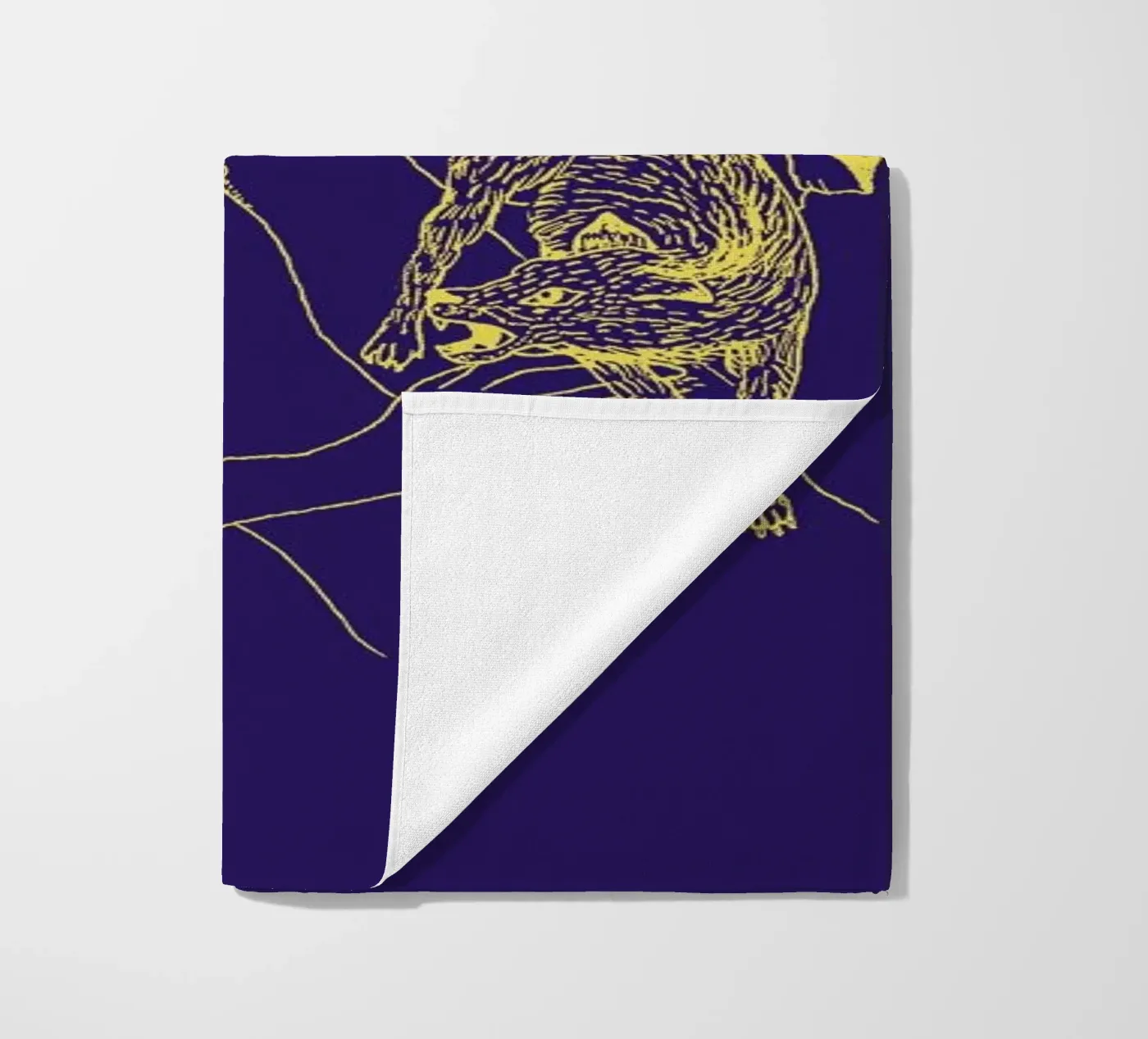 Wolves strandhanddoek van Daniela Roessler