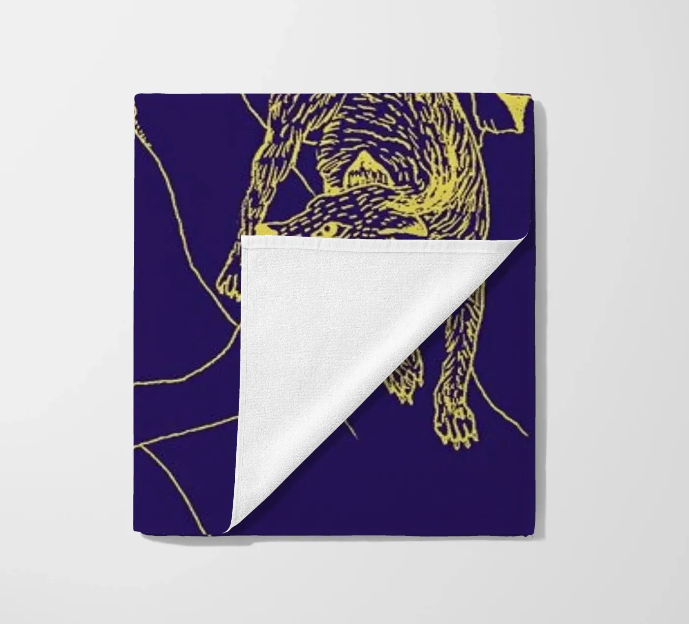 Wolves strandhanddoek van Daniela Roessler