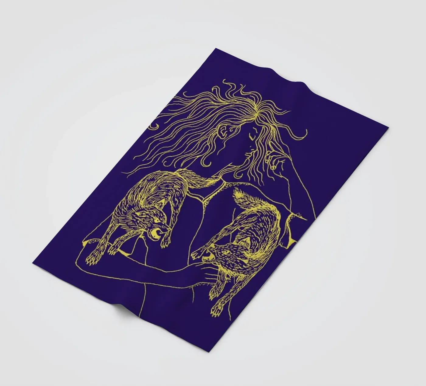 Wolves Fleecedecke von Daniela Roessler