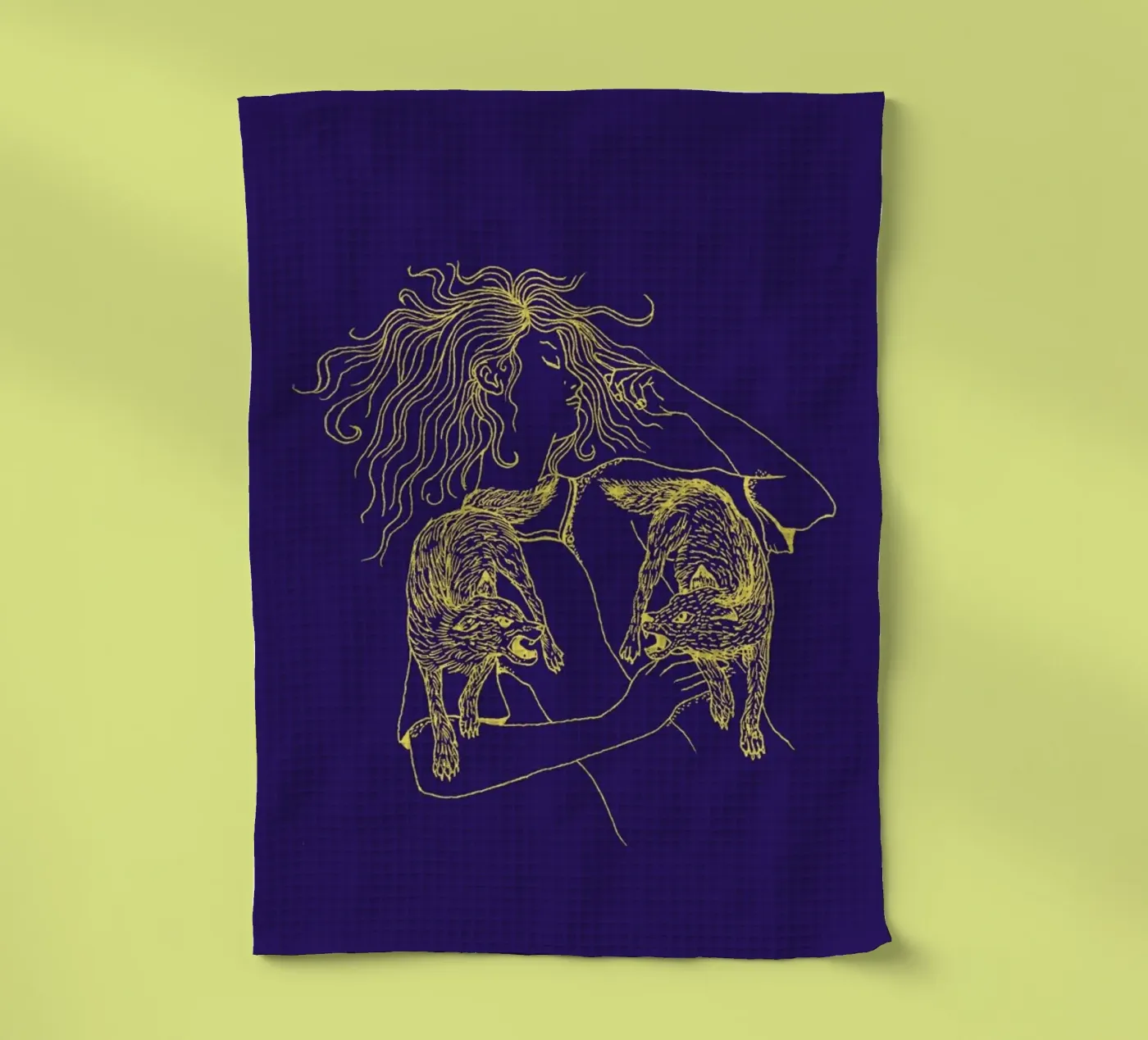 Wolves torchon de Daniela Roessler