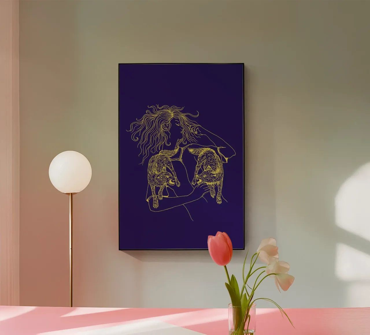 Wolves plexiglass da Daniela Roessler