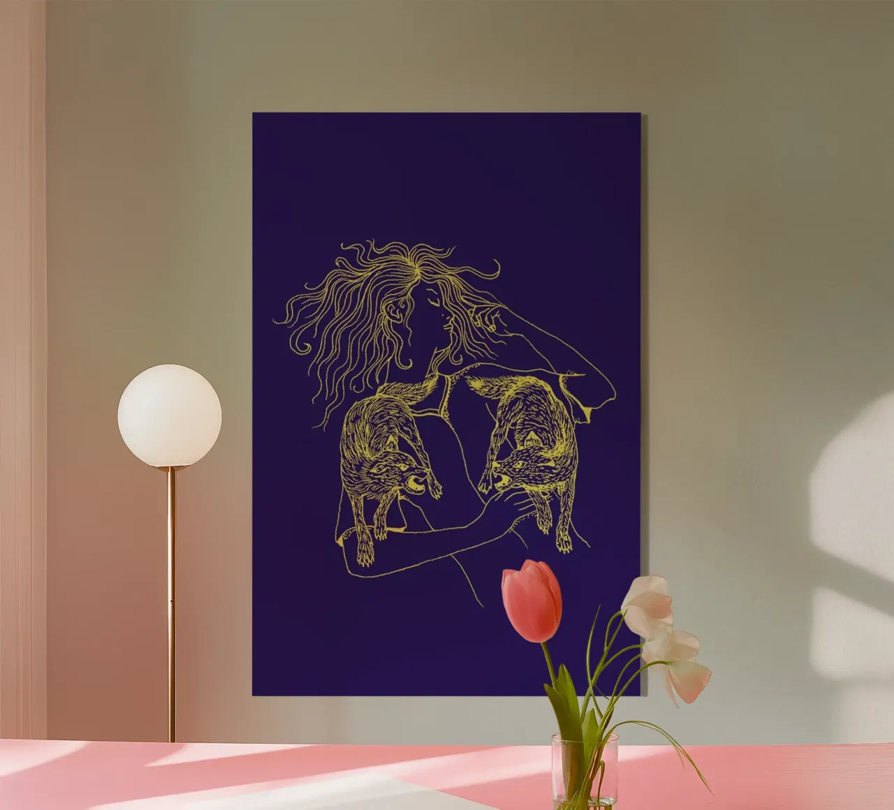 Wolves plexiglass da Daniela Roessler