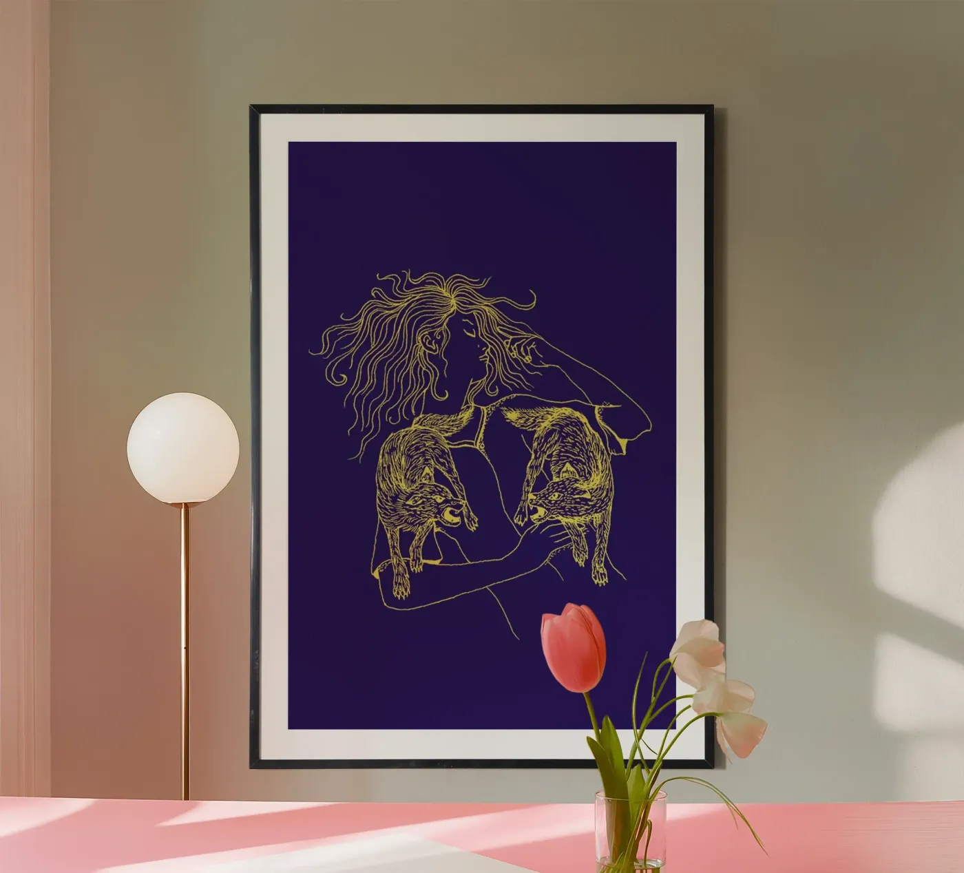 Wolves Poster von Daniela Roessler