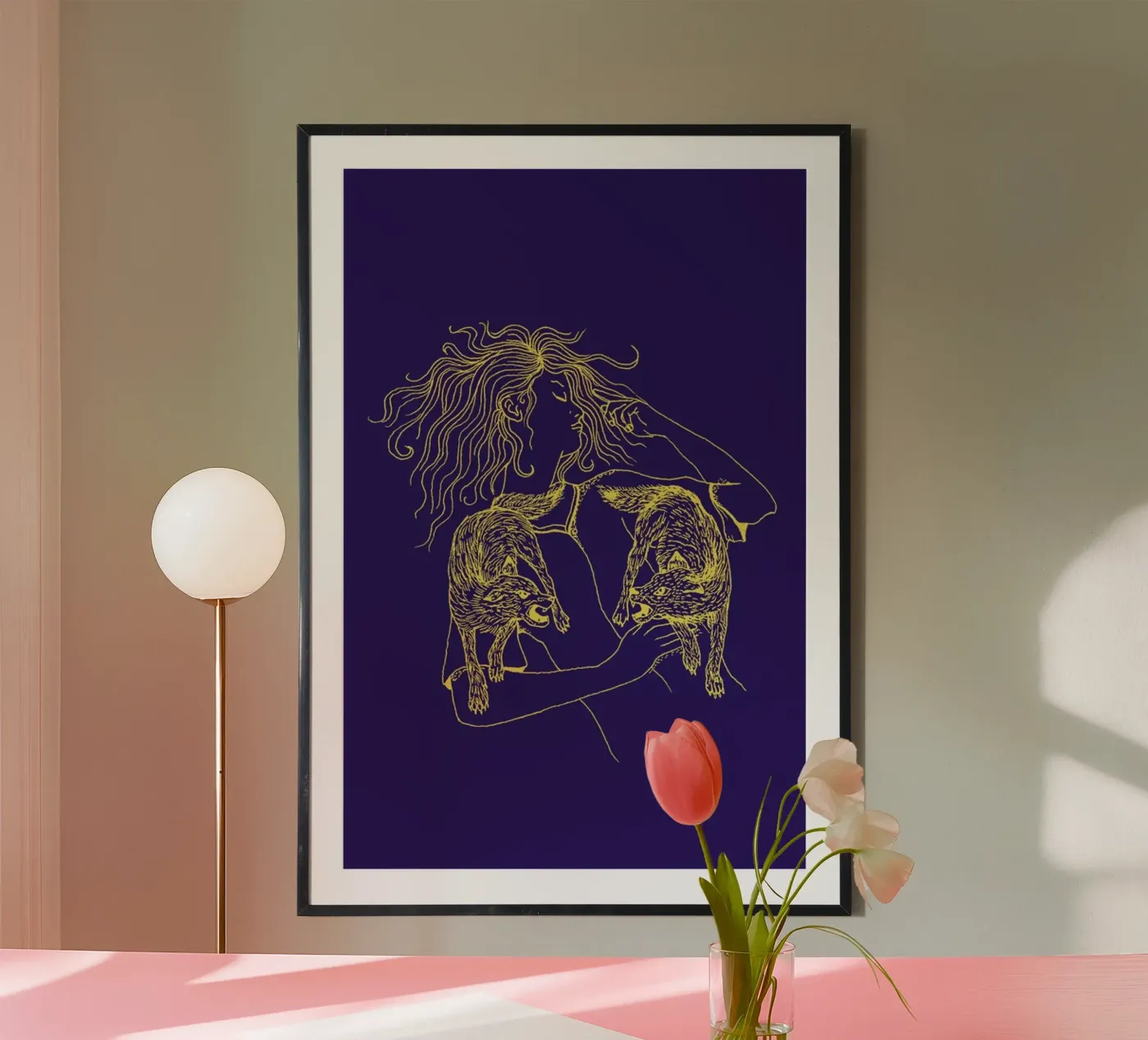 Wolves poster by Daniela Roessler