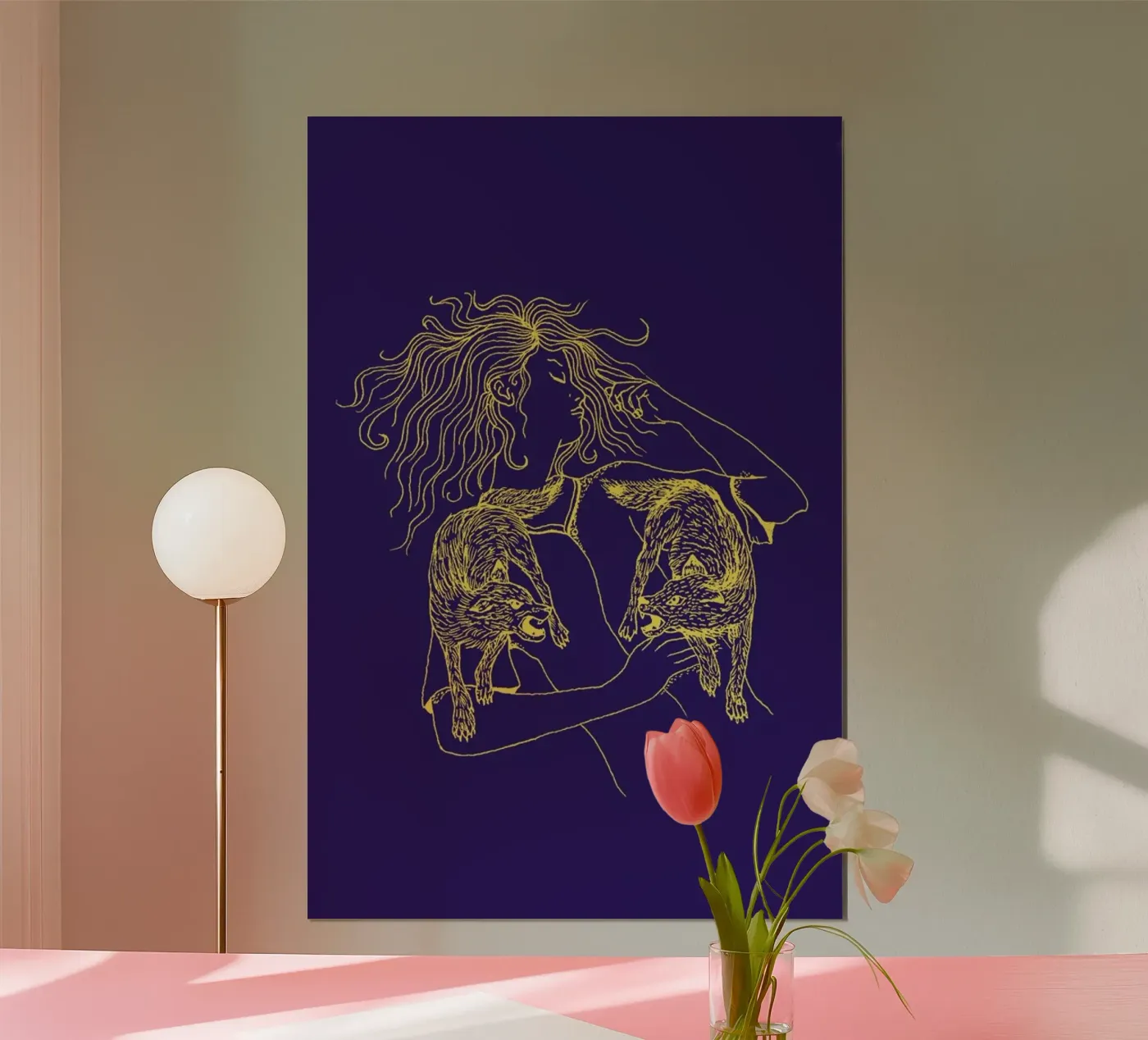 Wolves Poster von Daniela Roessler