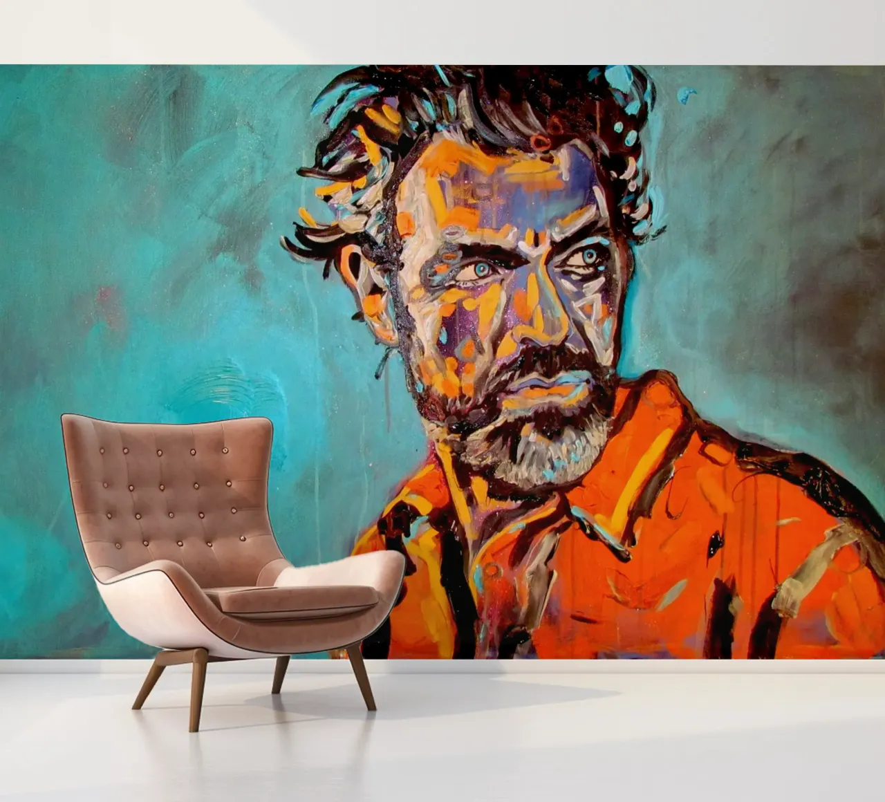 Heroe - Held fotobehang van Happy 😃 Art 🎨 by Christine Schnoell