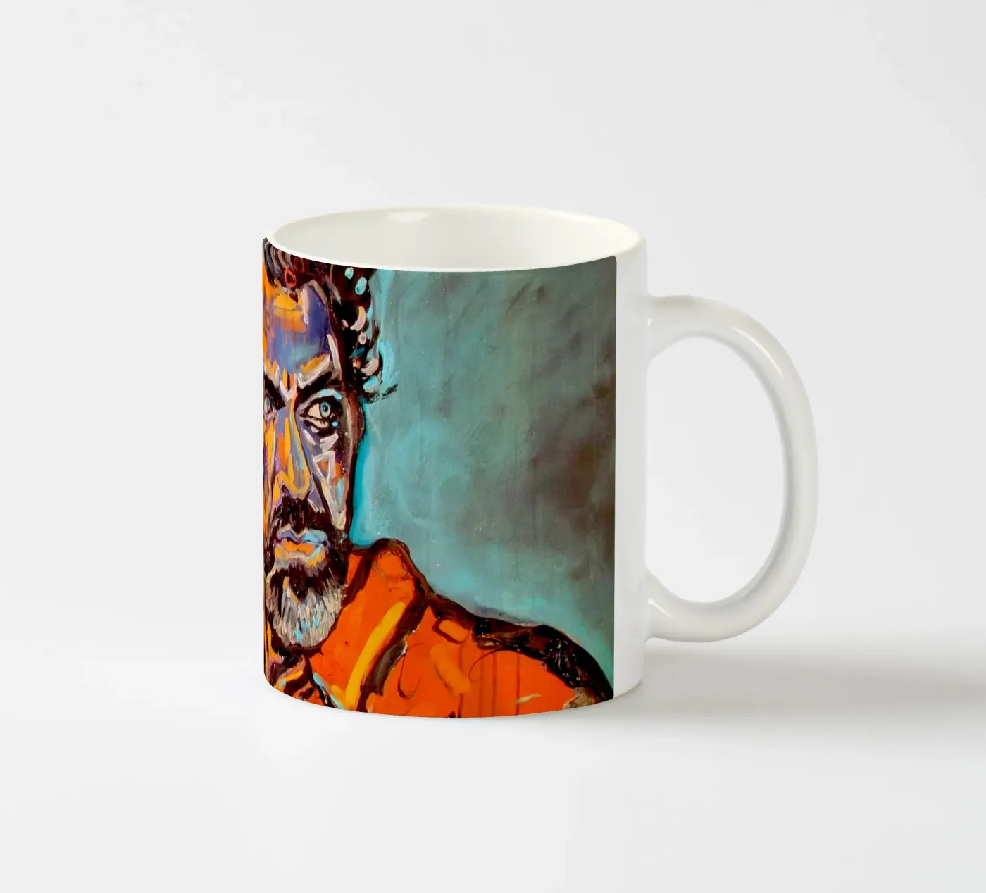 Heroe - Held ceramic mug by Happy 😃 Art 🎨 by Christine Schnoell