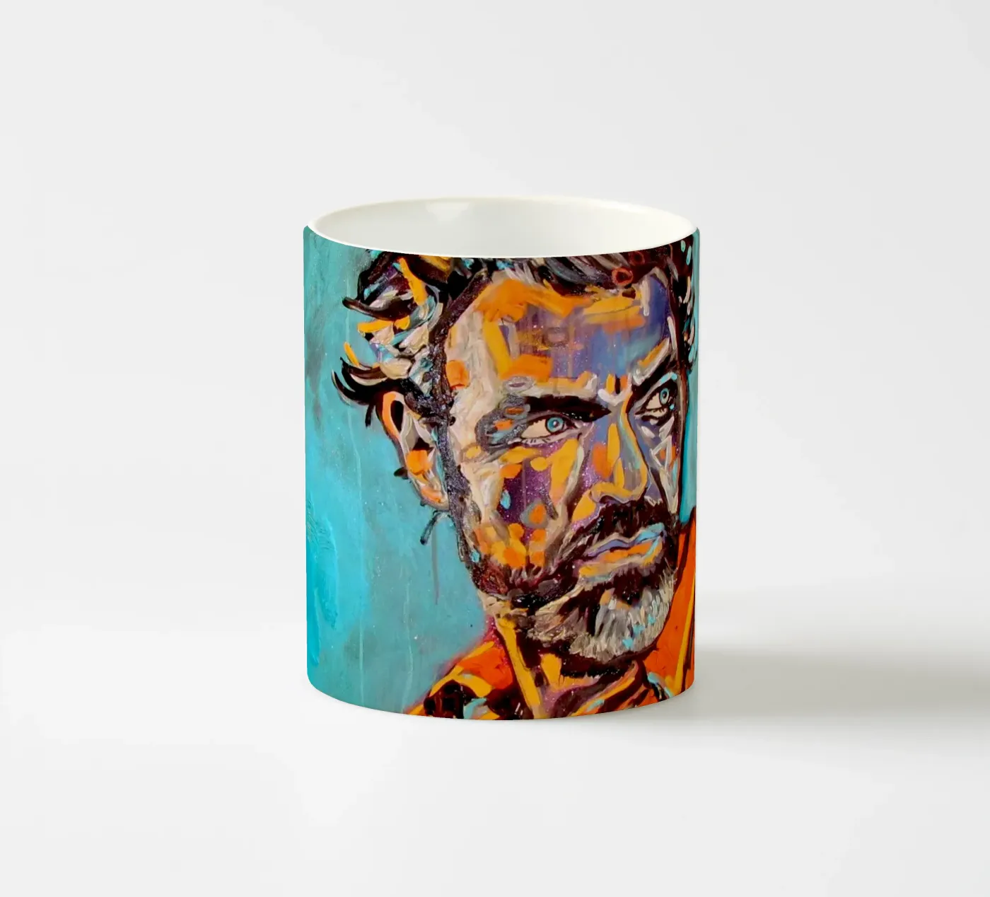 Heroe - Held ceramic mug by Happy 😃 Art 🎨 by Christine Schnoell