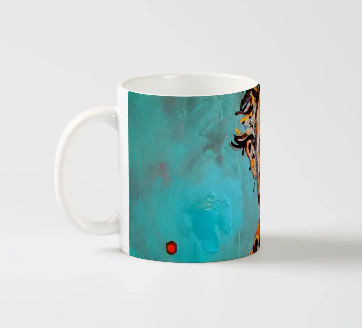 Heroe - Held ceramic mug by Happy 😃 Art 🎨 by Christine Schnoell