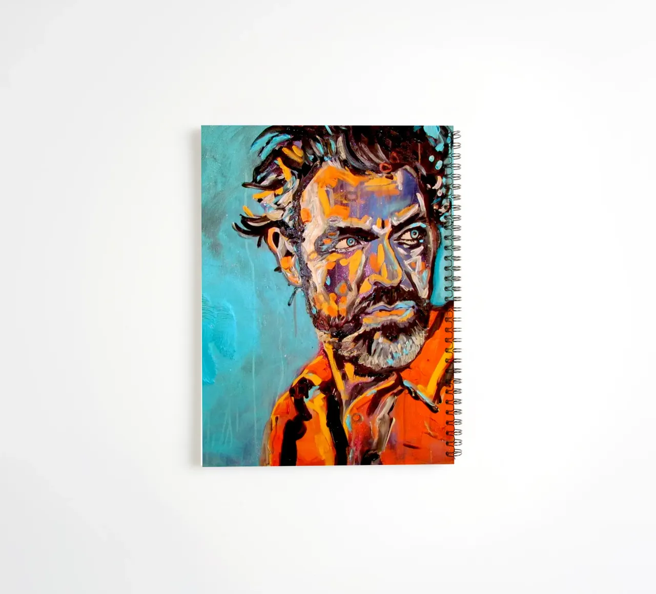 Heroe - Held spiral notebook by Happy 😃 Art 🎨 by Christine Schnoell