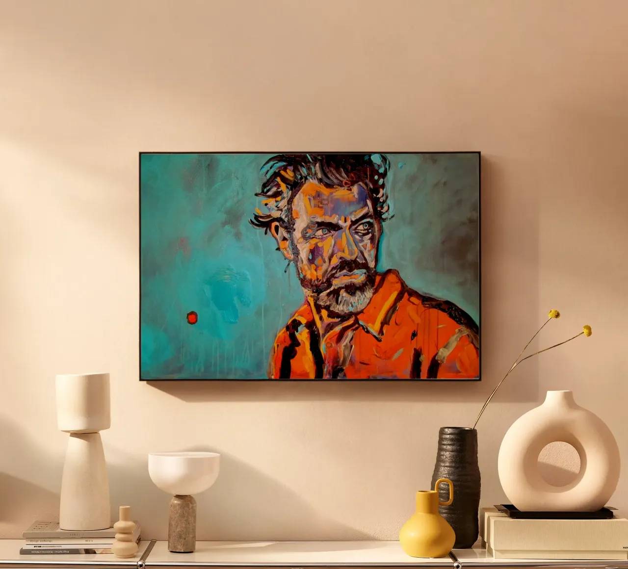 Heroe - Held plexiglass da Happy 😃 Art 🎨 by Christine Schnoell