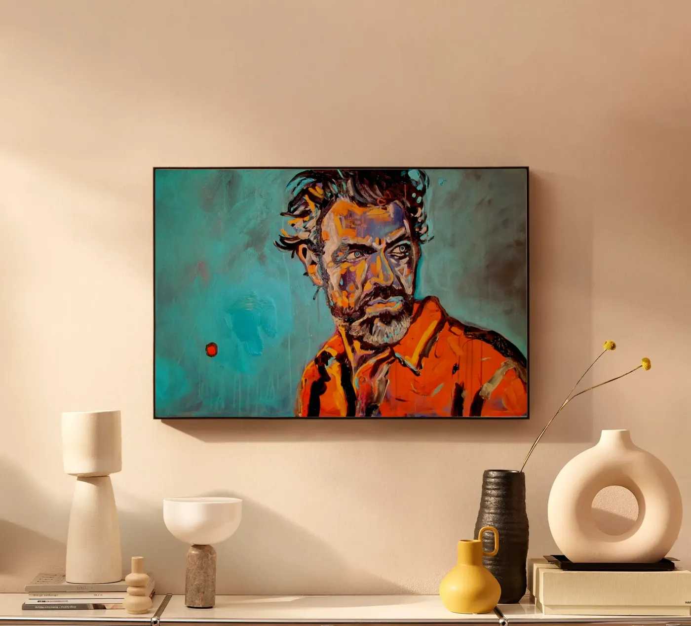 Heroe - Held pannello forex da Happy 😃 Art 🎨 by Christine Schnoell