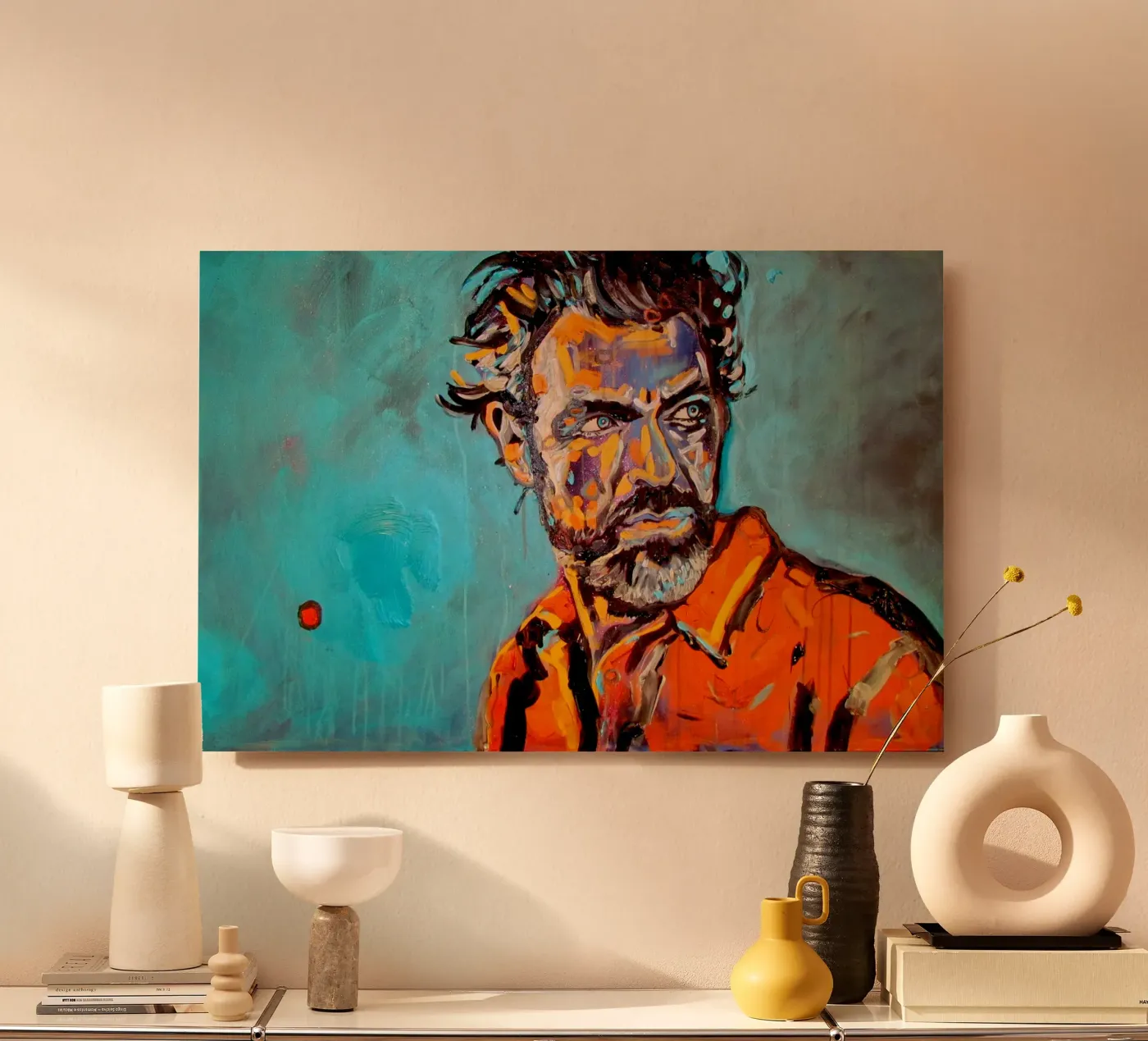 Heroe - Held aluminium-dibond van Happy 😃 Art 🎨 by Christine Schnoell