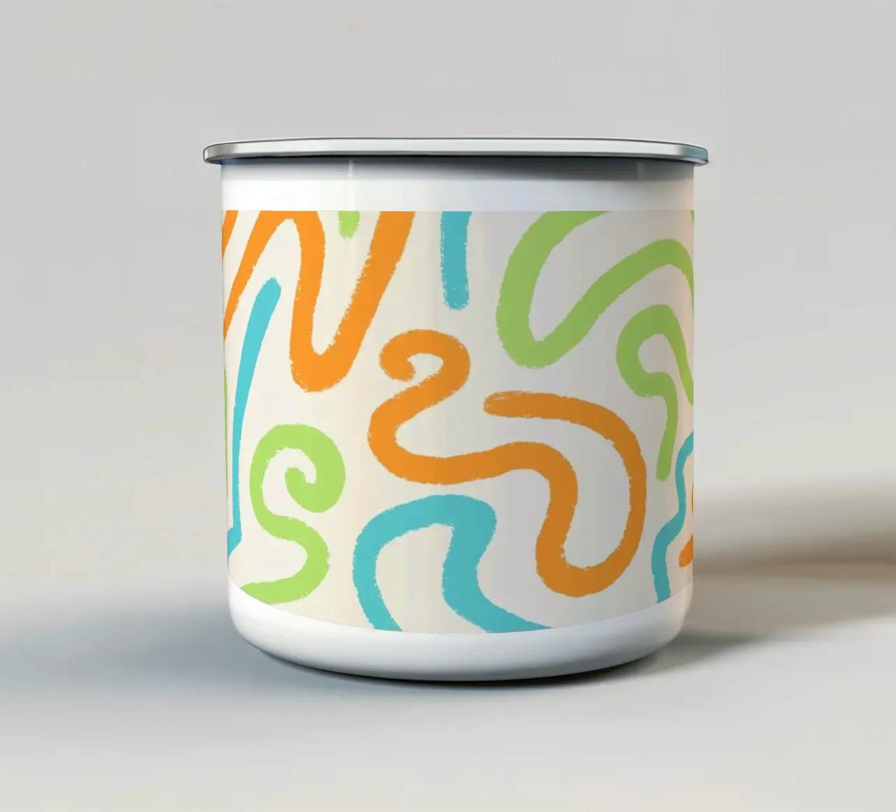 In flusso tazza in smalto da nicigabrieldesigns