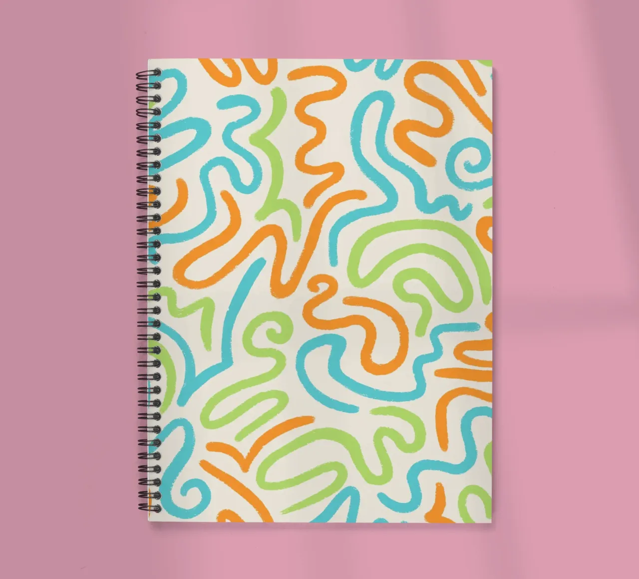 In Flow spiral notebook by nicigabrieldesigns