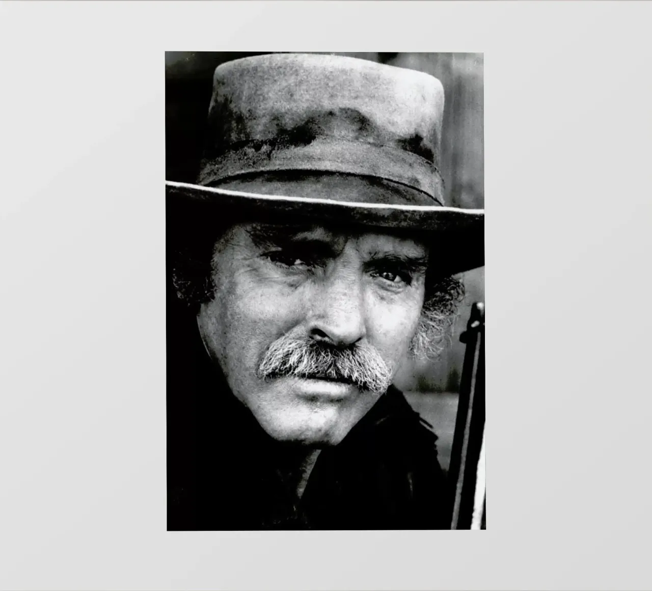 Actor Burt Lancaster, 1972 pellicola backlit da Gallery Print and Art Limited