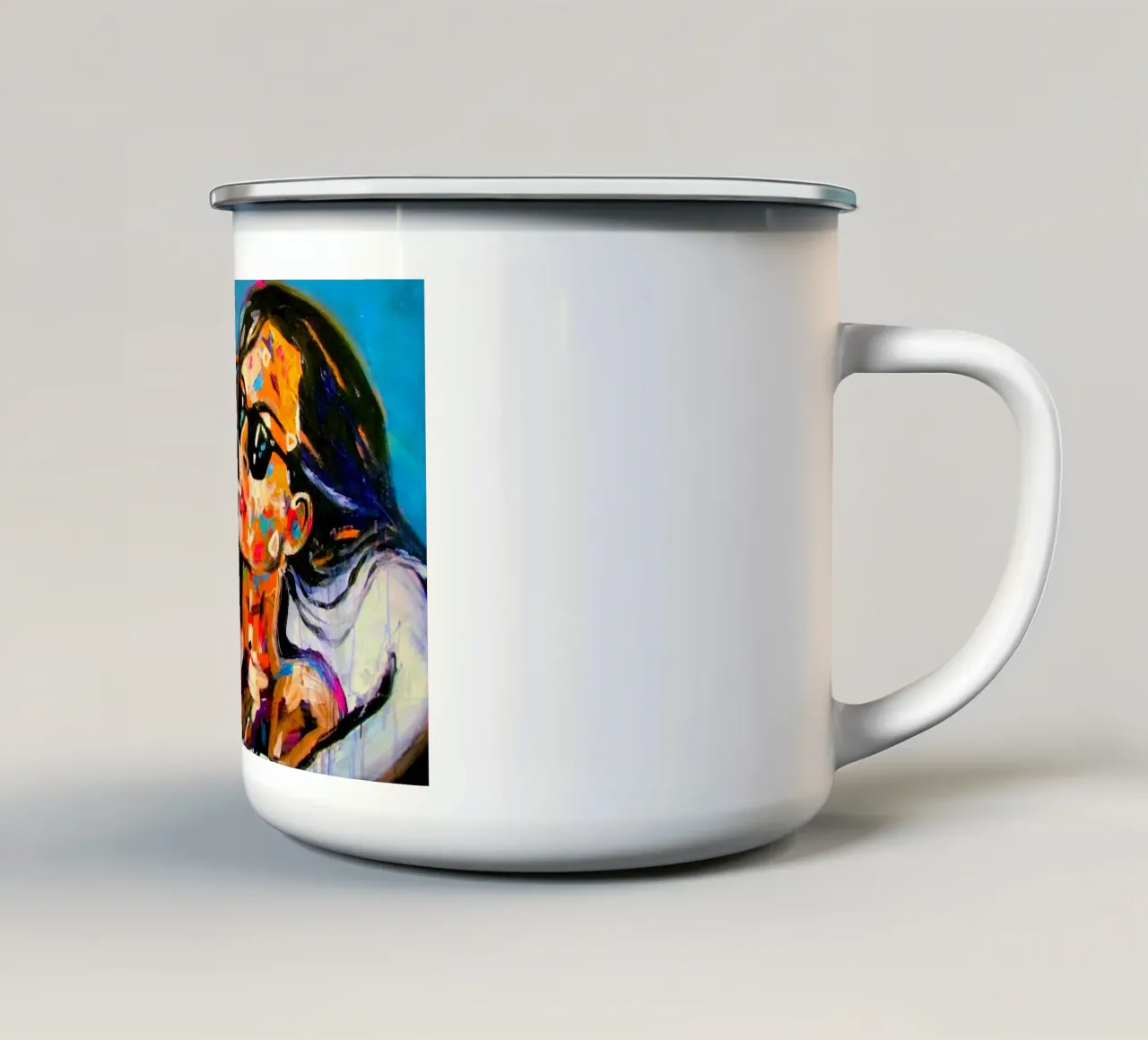 Relax / Entspannen tazza in smalto da Happy 😃 Art 🎨 by Christine Schnoell