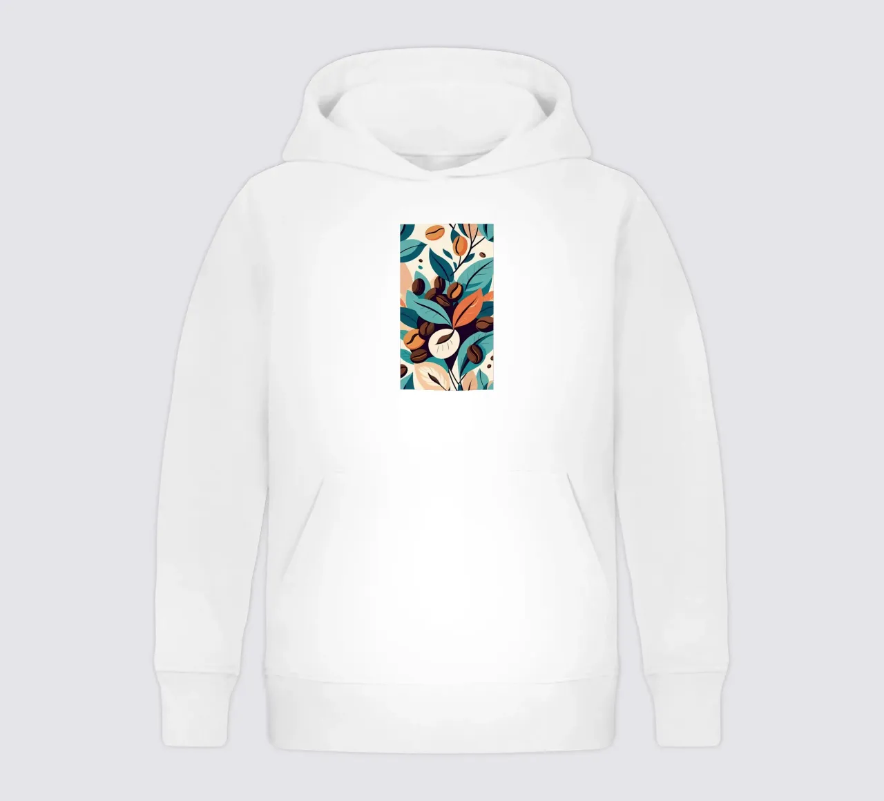 Arte minimalista 155 felpa bambino con cappuccio da Erika C White