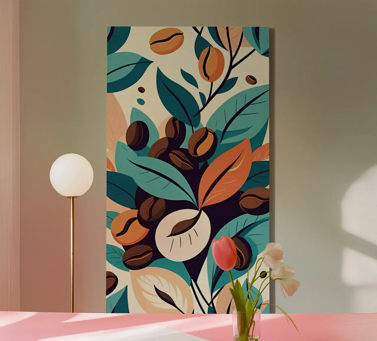 Minimalist Art 155 canvas with Floater frame by Erika C White