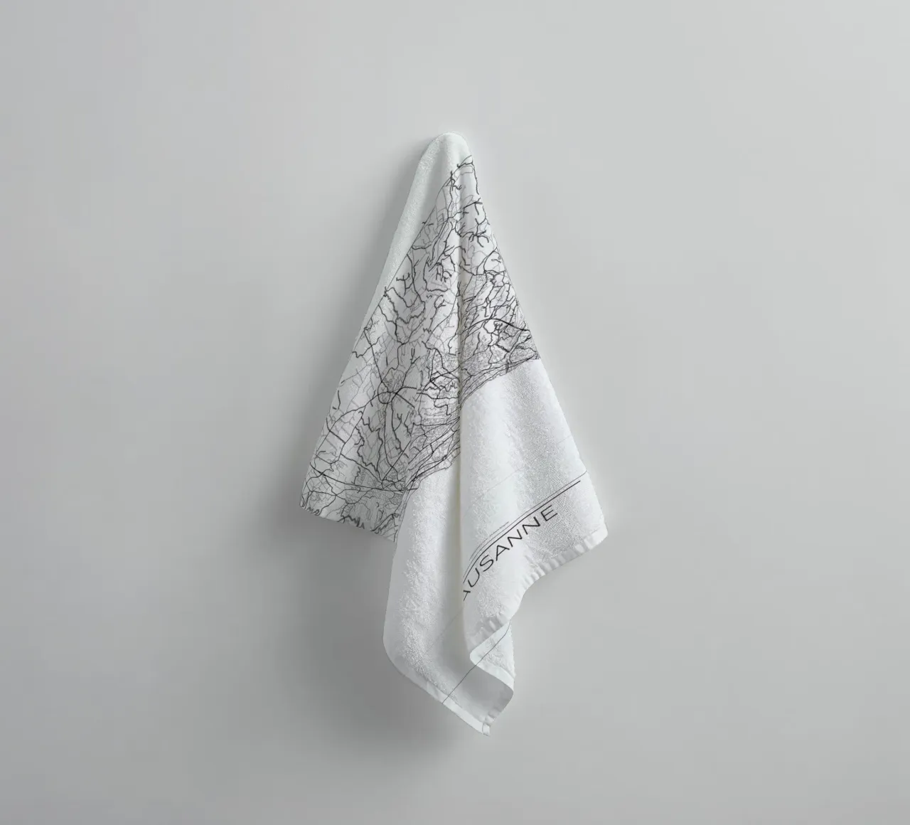 Lausanne Minimal asciugamano da bagno da Hubert Roguski