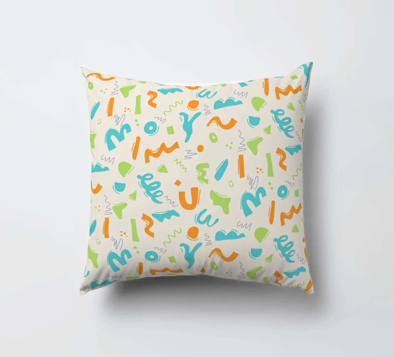 Loop and Motion decorative cushion by nicigabrieldesigns