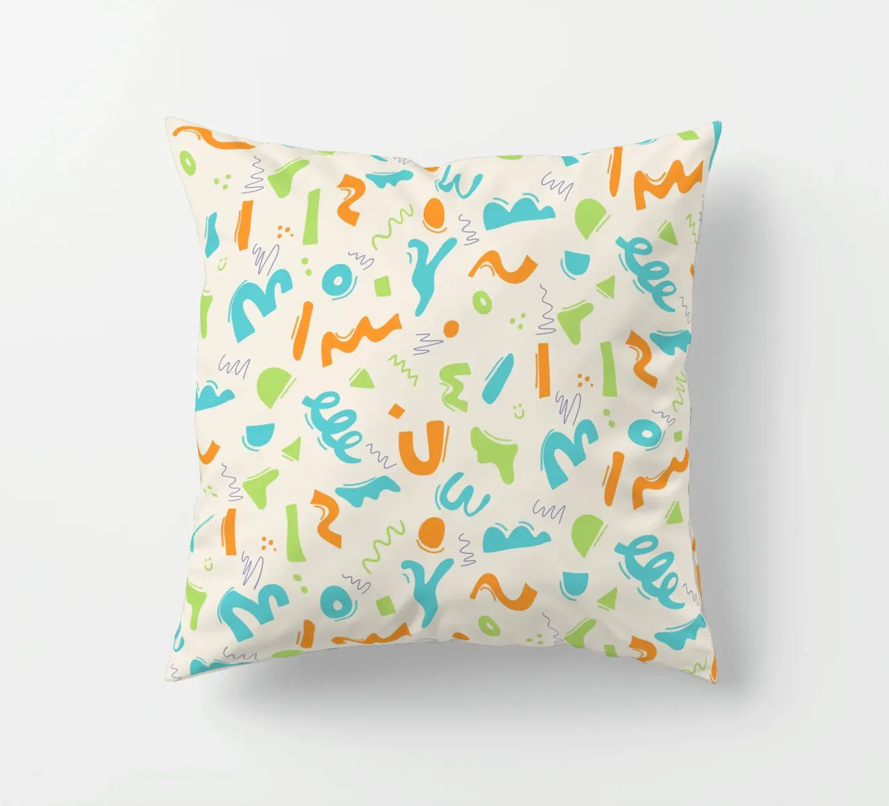 Loop and Motion decorative cushion by nicigabrieldesigns