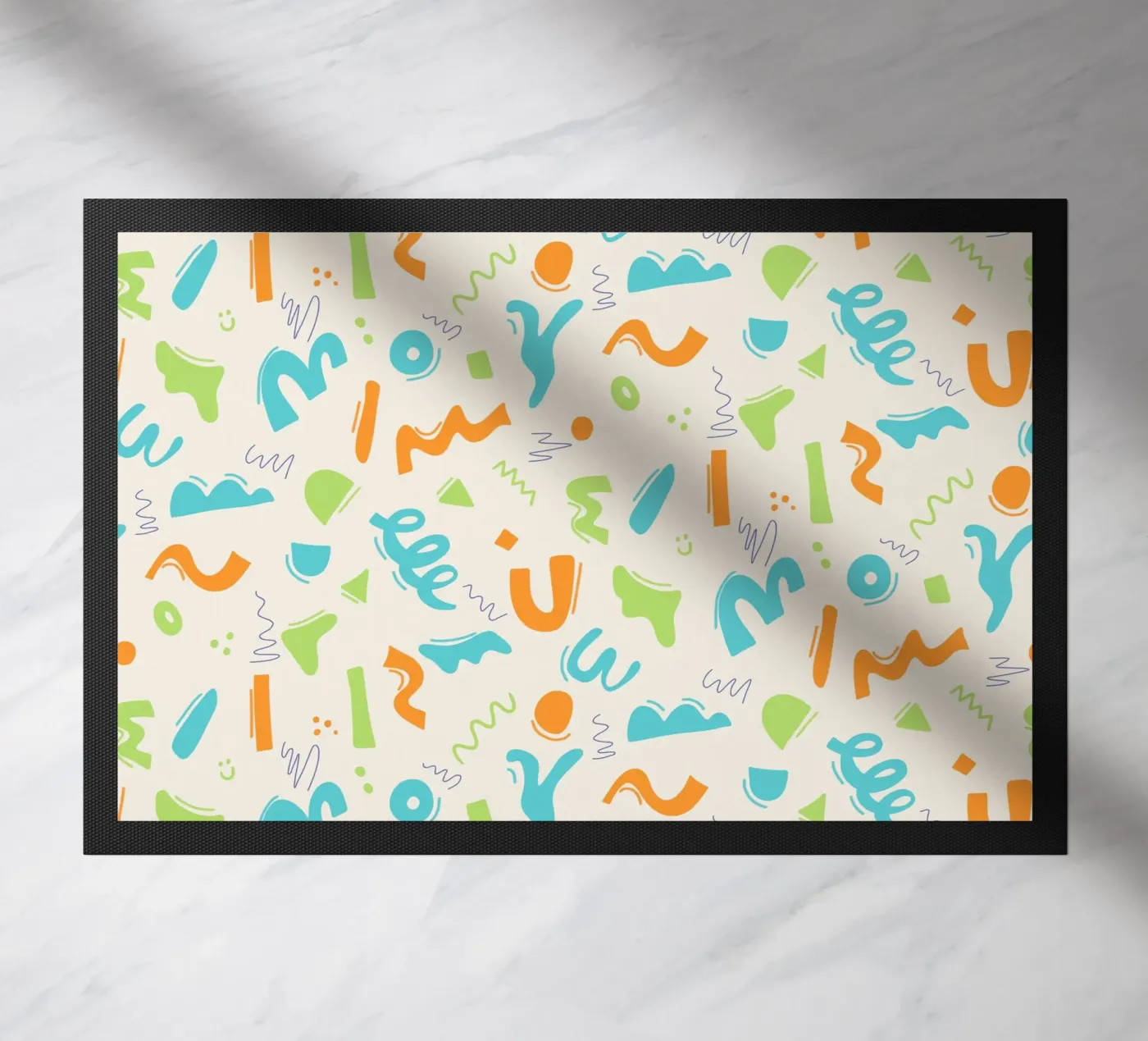 Loop and Motion Fußmatte von nicigabrieldesigns