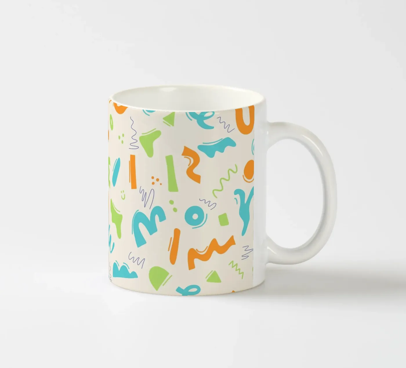 Loop and Motion ceramic mug by nicigabrieldesigns