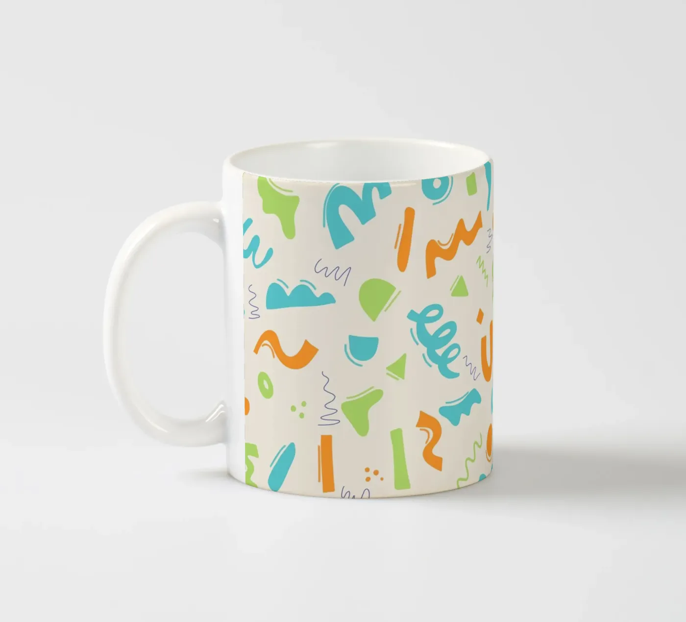 Loop and Motion ceramic mug by nicigabrieldesigns
