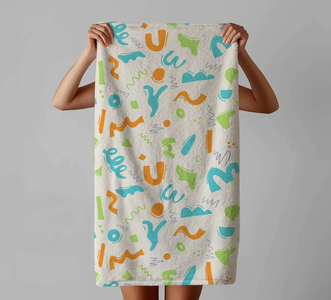 Loop and Motion towel by nicigabrieldesigns