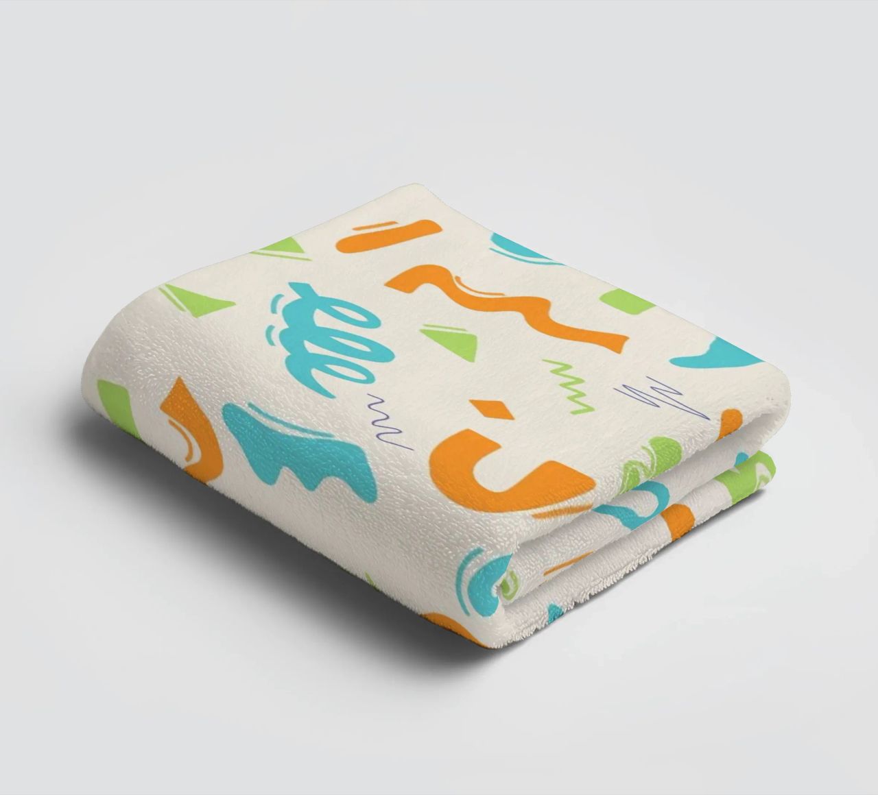 Loop and Motion towel by nicigabrieldesigns