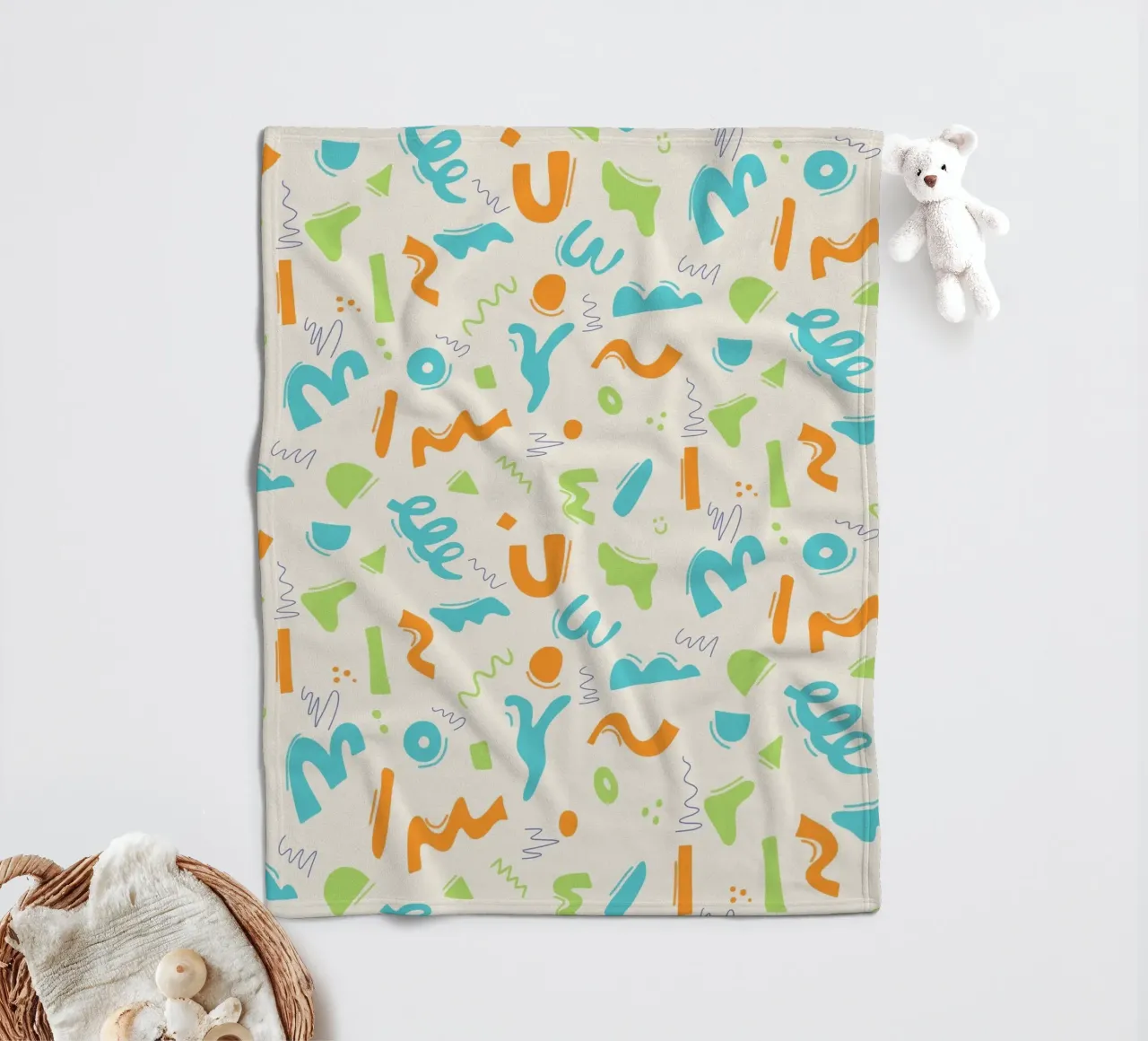 Loop e movimento coperta in pile da nicigabrieldesigns